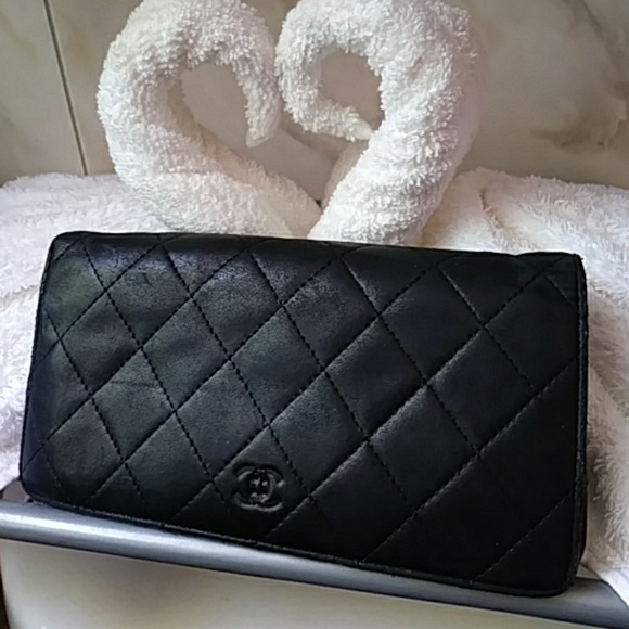 CHANEL Handbags - AUTHENTIC CHANEL LEATHER WALLET